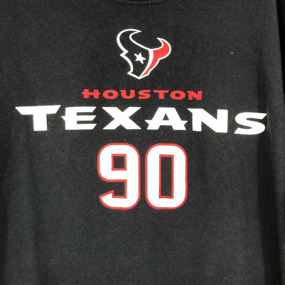 Vintage NFL Houston Texans #90 Mario Williams Reebok T-Shirt SZ Lg Unisex - Picture 2 of 6